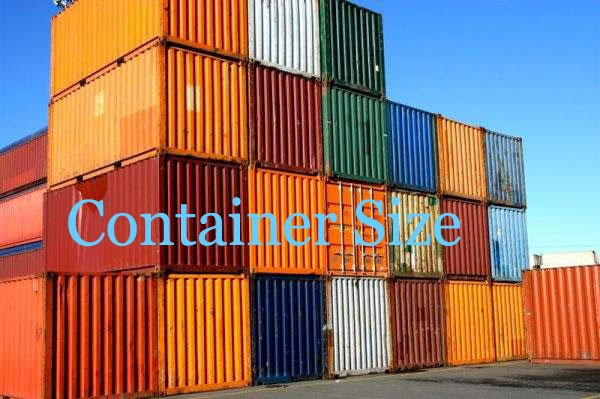 container dimensions